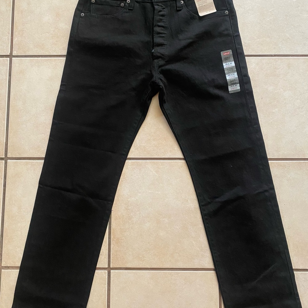 Levi's Black Straight Jeans Classic Style